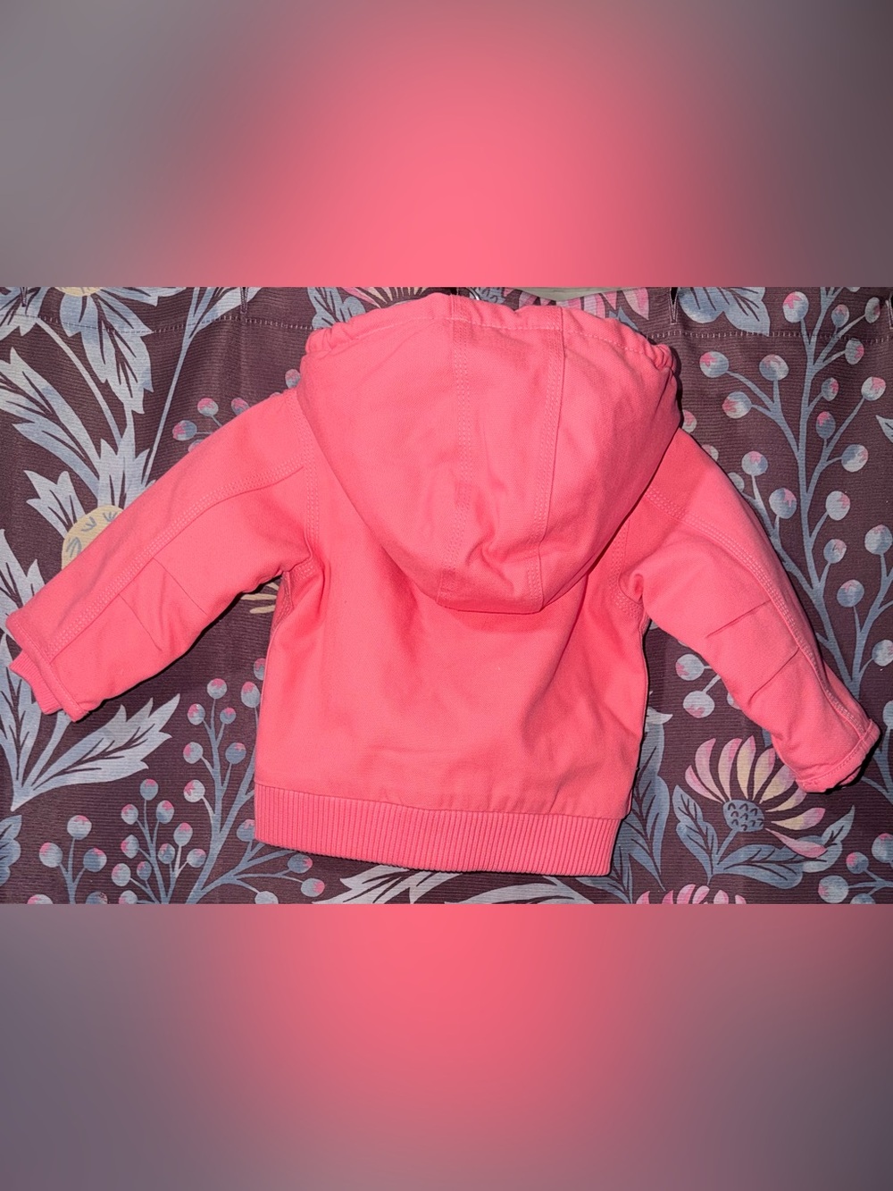 Carhartt Pink Sherpa-Lined Hooded Jacket - Picture 2 of 5